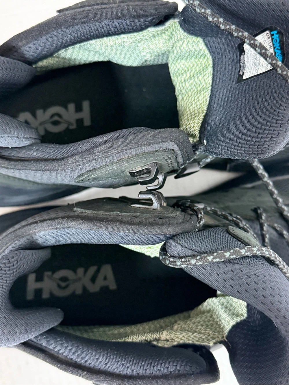 Hoka Anacapa 2 Mid GTX GORE-TEX Mens 12.5D Triple Black Hiking Boots WORN TWICE